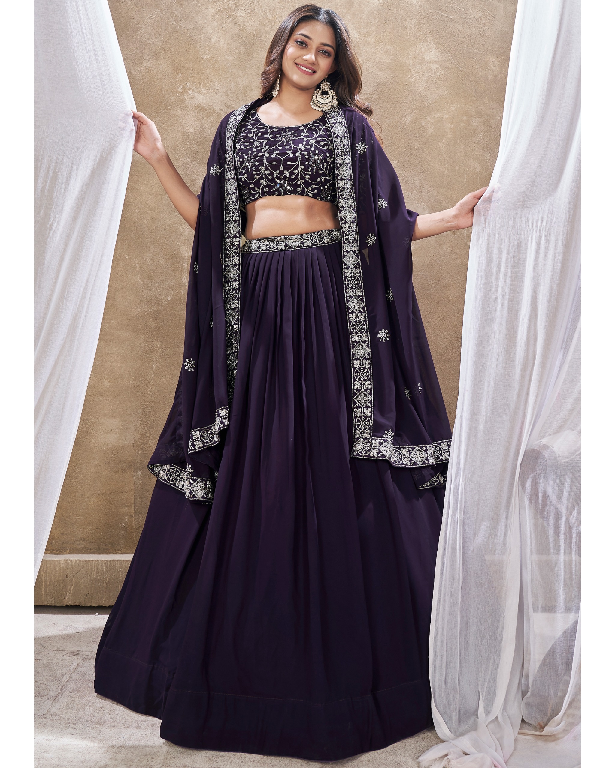 Transform Your Festive Look with the Perfect Purple Lehenga Choli