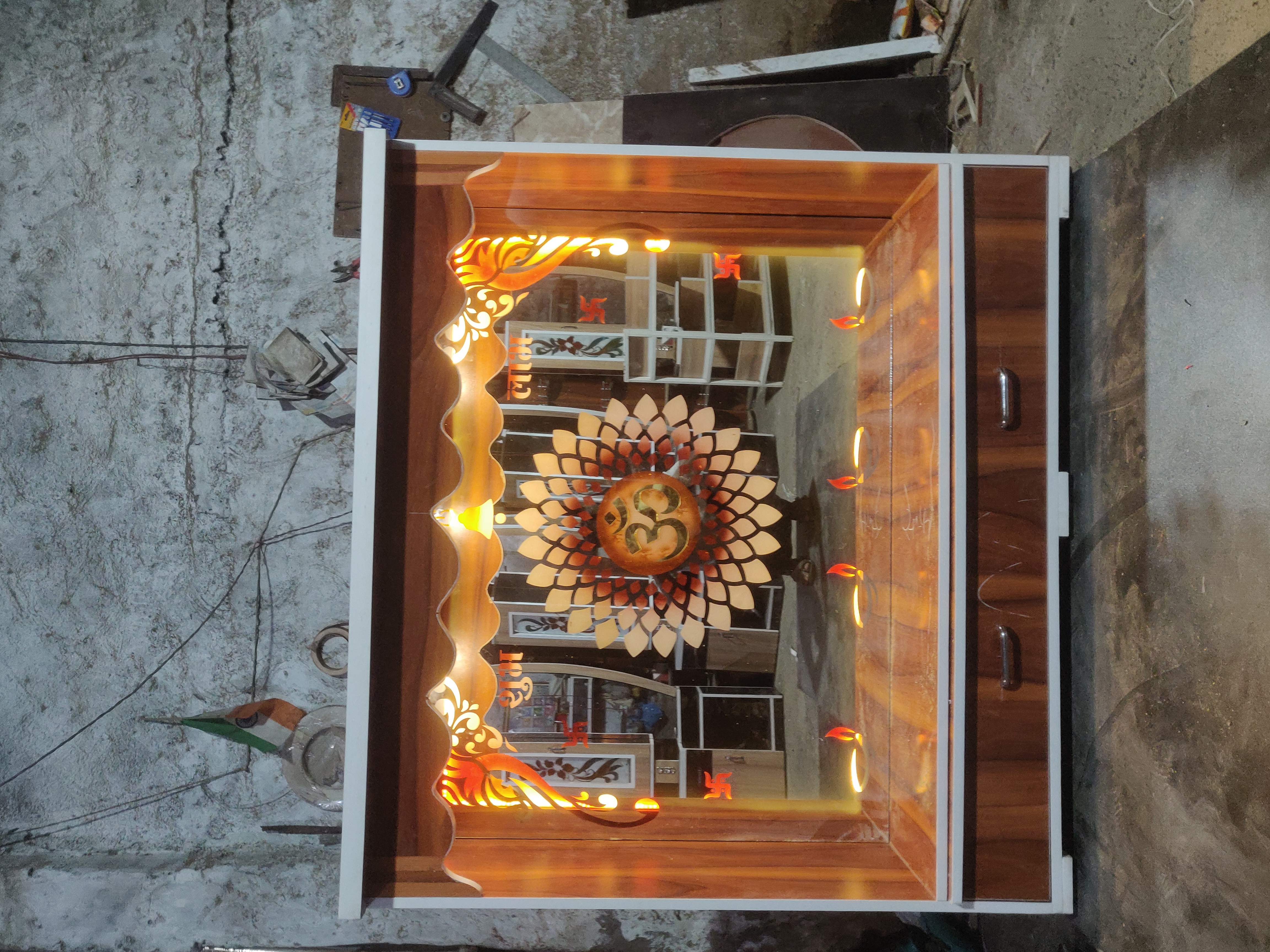 Transform Your Home with an Elegant Particle Board Mandir