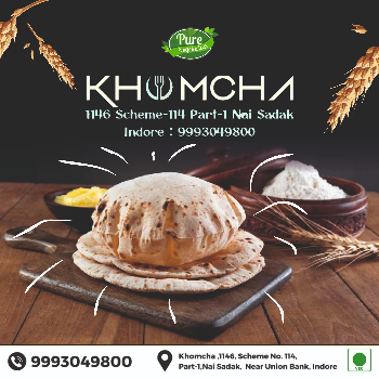 A Taste of Tradition: How Roti-Paratha Solves Meena's Daily Dilemma Khomcha Restaurant Khomcha Restaurant, 1146, Scheme No 114, Part-1, Nai Sadak , Indore, India, Madhya Pradesh