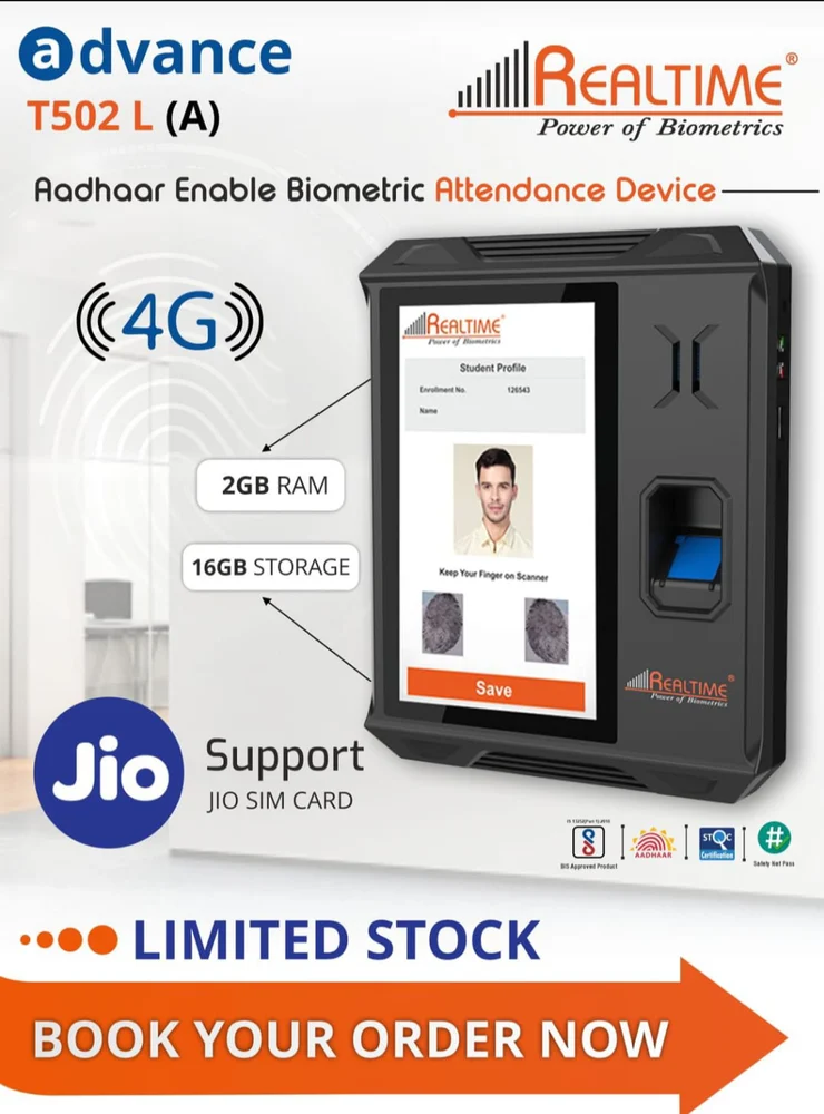 Revolutionizing Workplace Efficiency: The Aadhaar-Enabled Biometric Attendance System