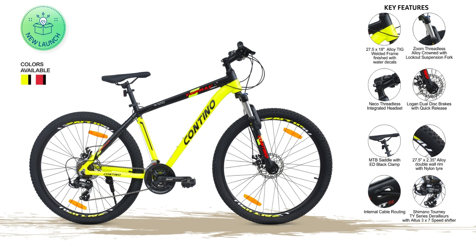 Conquer the Trails with Confidence: The Terrain Master 27.5 Alloy Mountain Bike