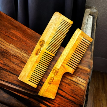 Rediscover Natural Beauty with Handcrafted Neem Wood Combs