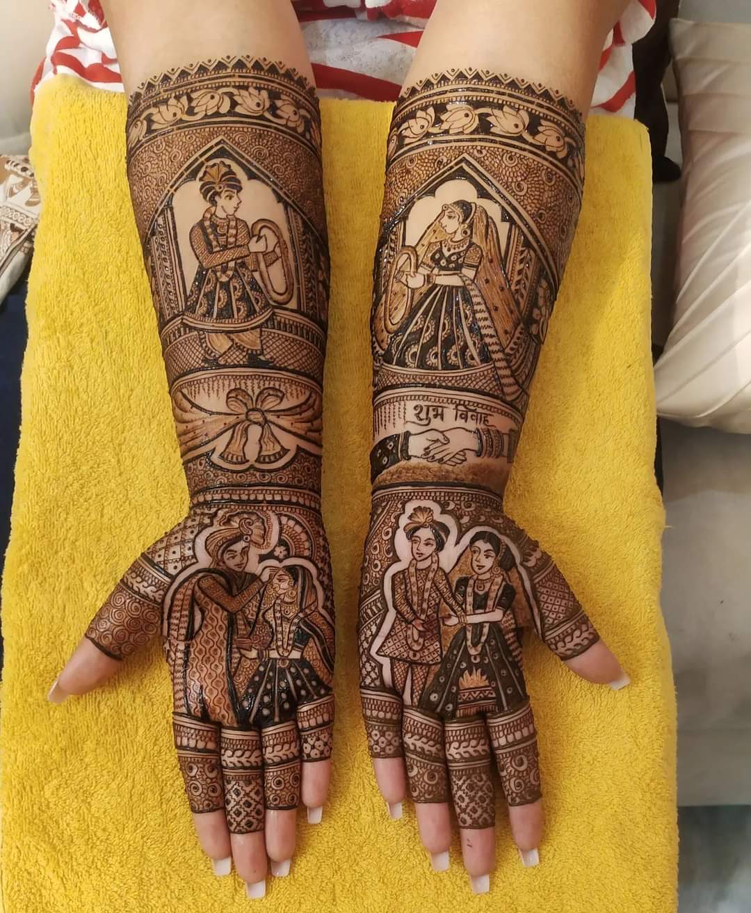 Embrace Your Wedding Day with Stunning HD Bridal Mehndi Designs