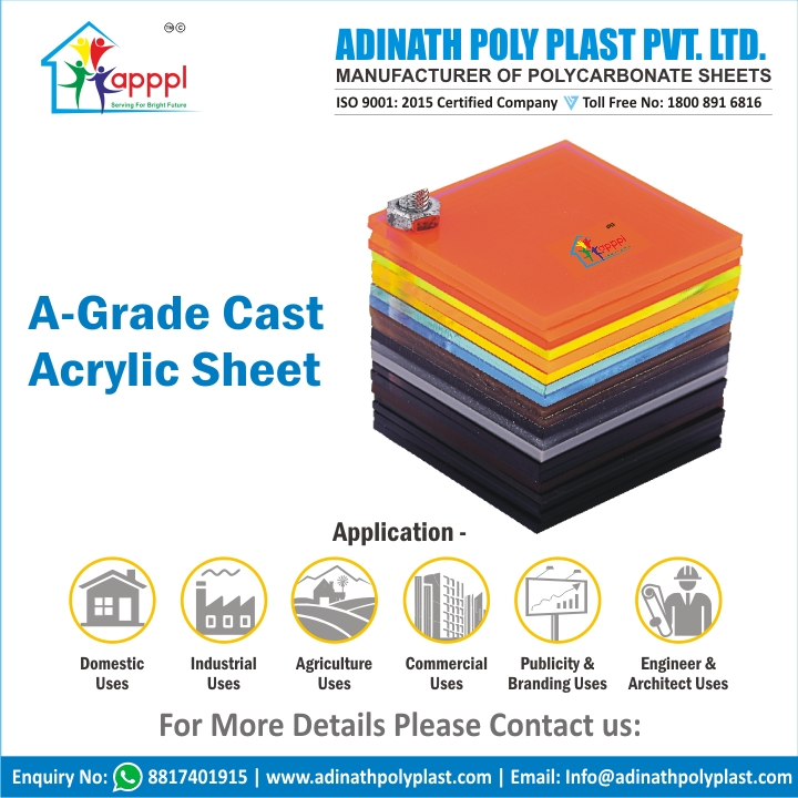 Transforming Spaces: How A-Grade Cast Acrylic Sheets Revolutionize Design