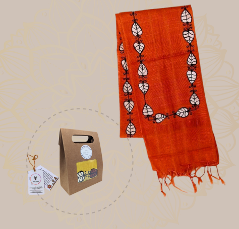 The Art of Tradition: How a Hand-Painted Sohrai Stole Transformed Meera’s Life