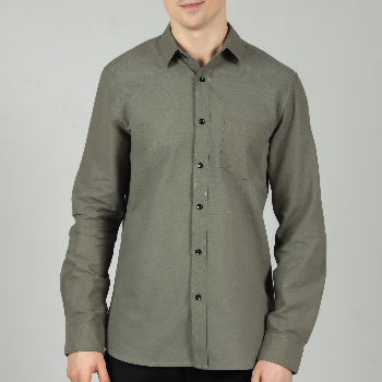 Discover the Perfect Blend of Comfort and Style: The Green Tapered Shirt