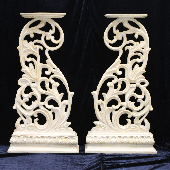Transform Your Living Space with the Timeless Paisley Resin Pillar Base