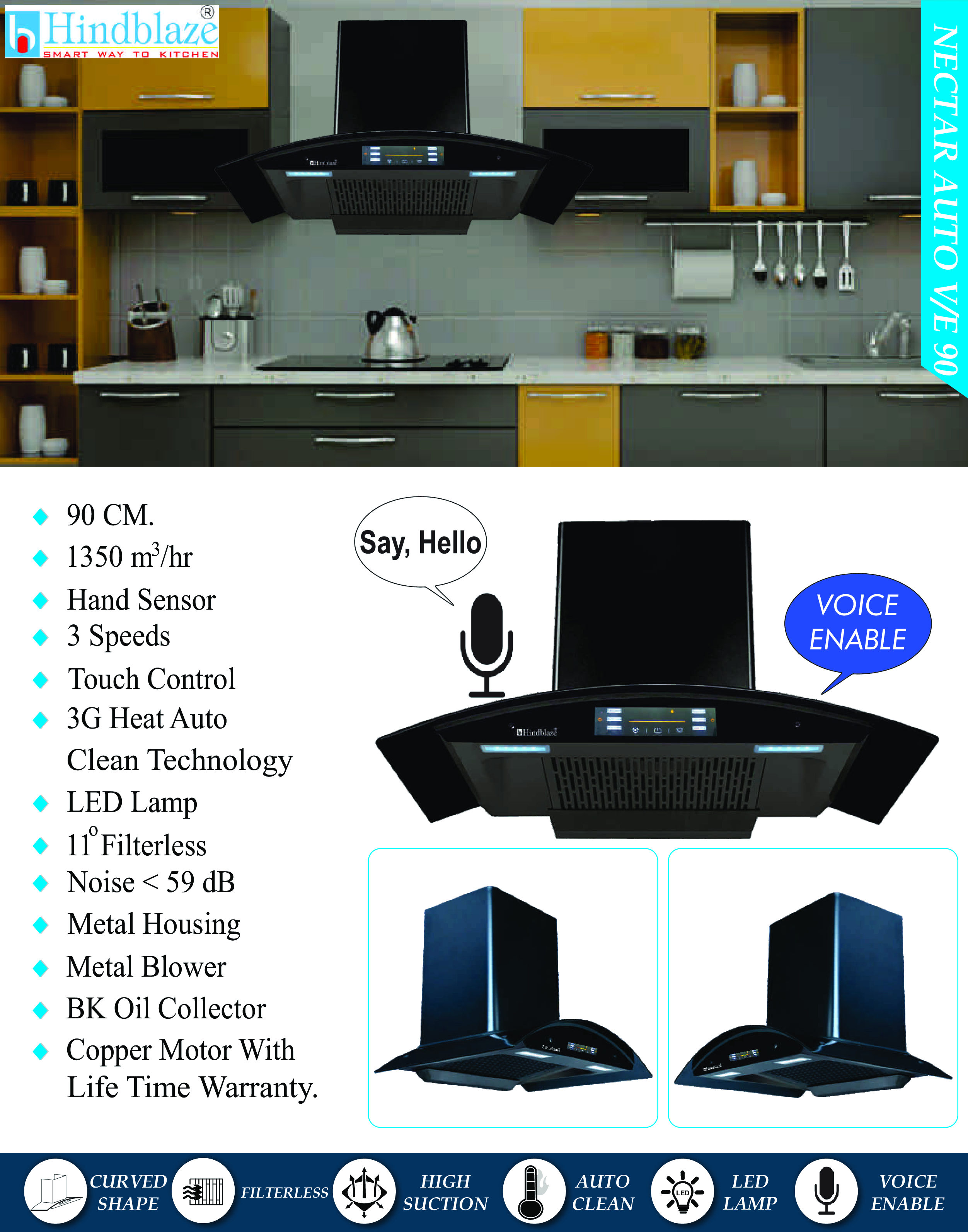 Transforming Indian Kitchens: How Hindblaze 90 cm Chimney Solves Everyday Cooking Woes