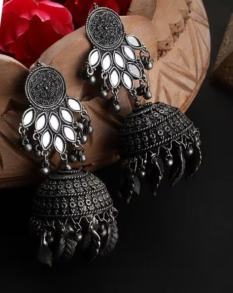 Embrace Elegance with Oxidised Jhumki Earrings: The Perfect Blend of Tradition and Modernity