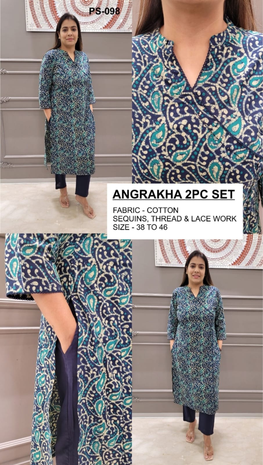 Embrace Elegance with the Angrakha 2-Piece Set: A Perfect Blend of Tradition and Modernity