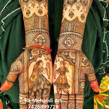 Unveiling Radhika's Dream Wedding: The Transformative Power of Madhubani Bridal Mehndi