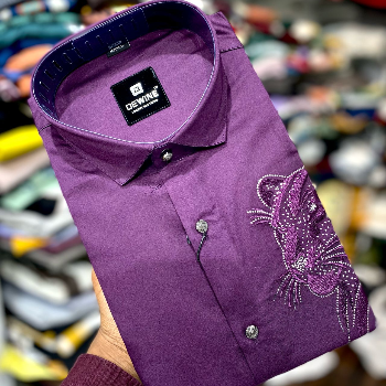 The Charisma of Purple: Transforming Your Wardrobe and Confidence with the Perfect Embroidered Shirt Shree Shivaay Men's Wear B, 8, Deendayal Nagar Main Rd, Tata Nagar, Ratlam, Madhya Pradesh 457001