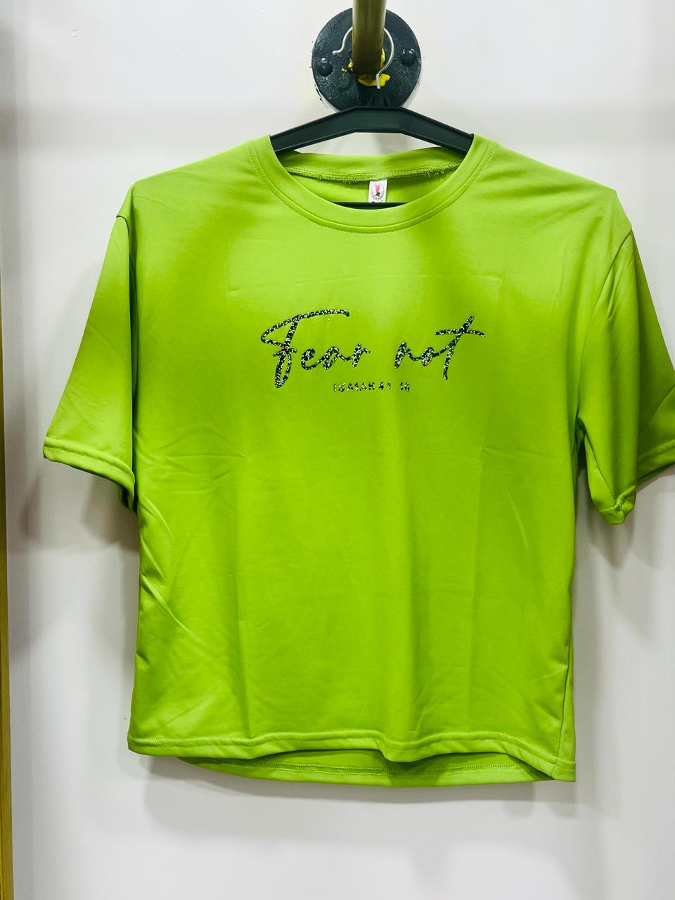 Transform Your Wardrobe & Confidence: Embrace the Neon Green Print T-Shirt