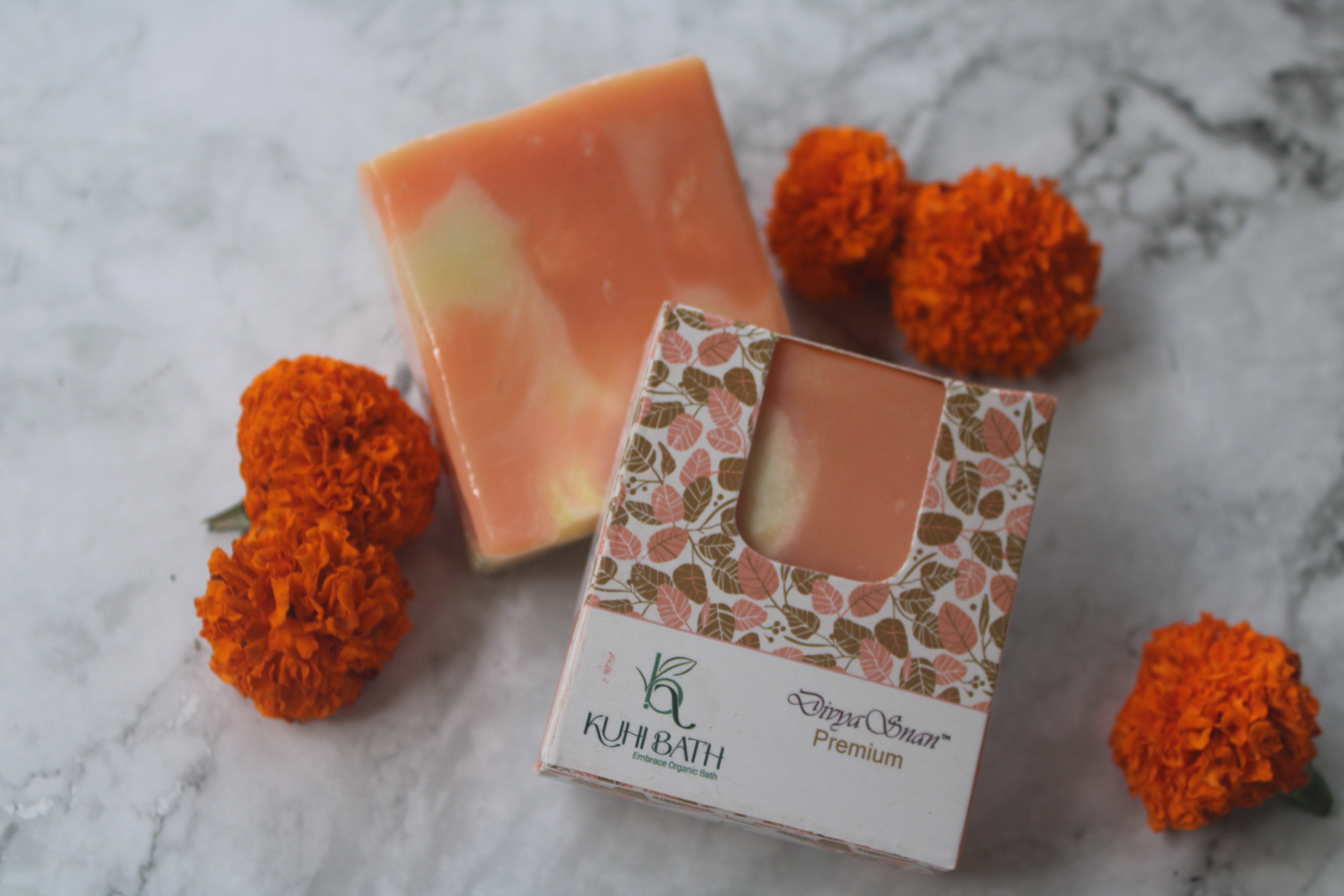 Embrace Nature's Purity: Transform Your Skin with Marigold and Rosemary Soap
