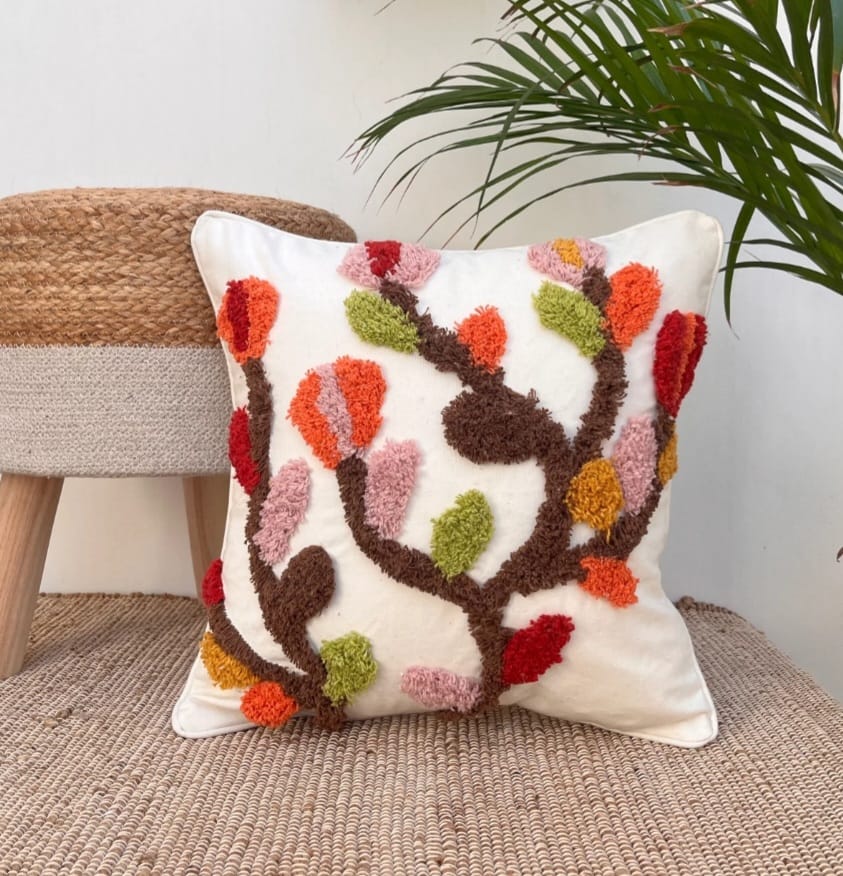 Transform Your Space: The Boho Multi-Colour Pillow Cover Experience