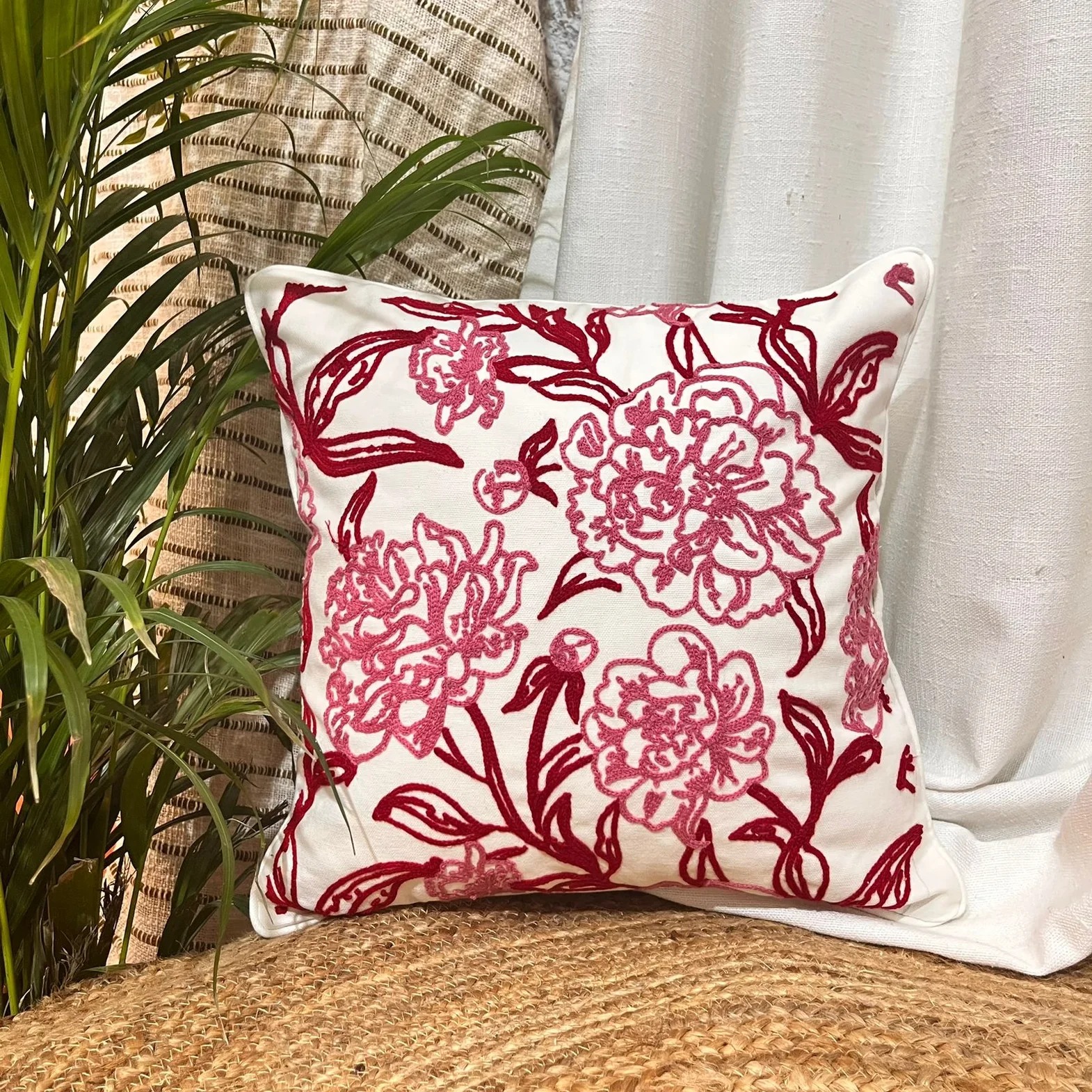 Transform Your Space: How Red-Pink Flowers Brought Life to Meera’s Home