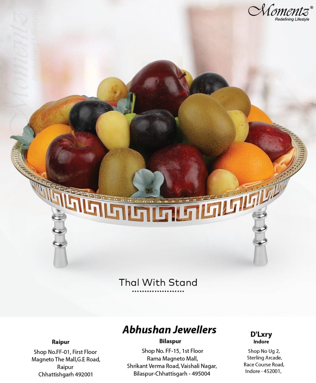 Elevate Your Festive Celebrations with the Momentz Silver Plated Thal