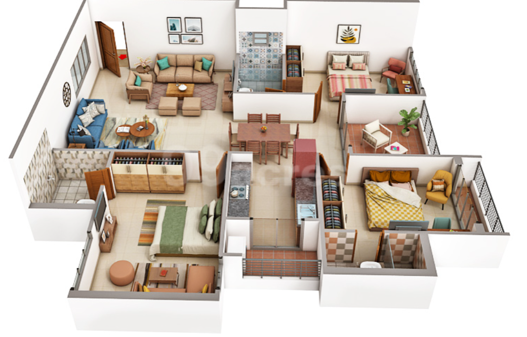 Discover Your Dream Home: The Perfect 3BHK Flat at Royal Amar Green