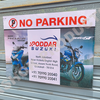 Transforming Urban Spaces: How Ashok's Metal No Parking Board Solves Parking Woes