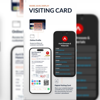 Transform Your Networking Game with Digital Visiting Cards