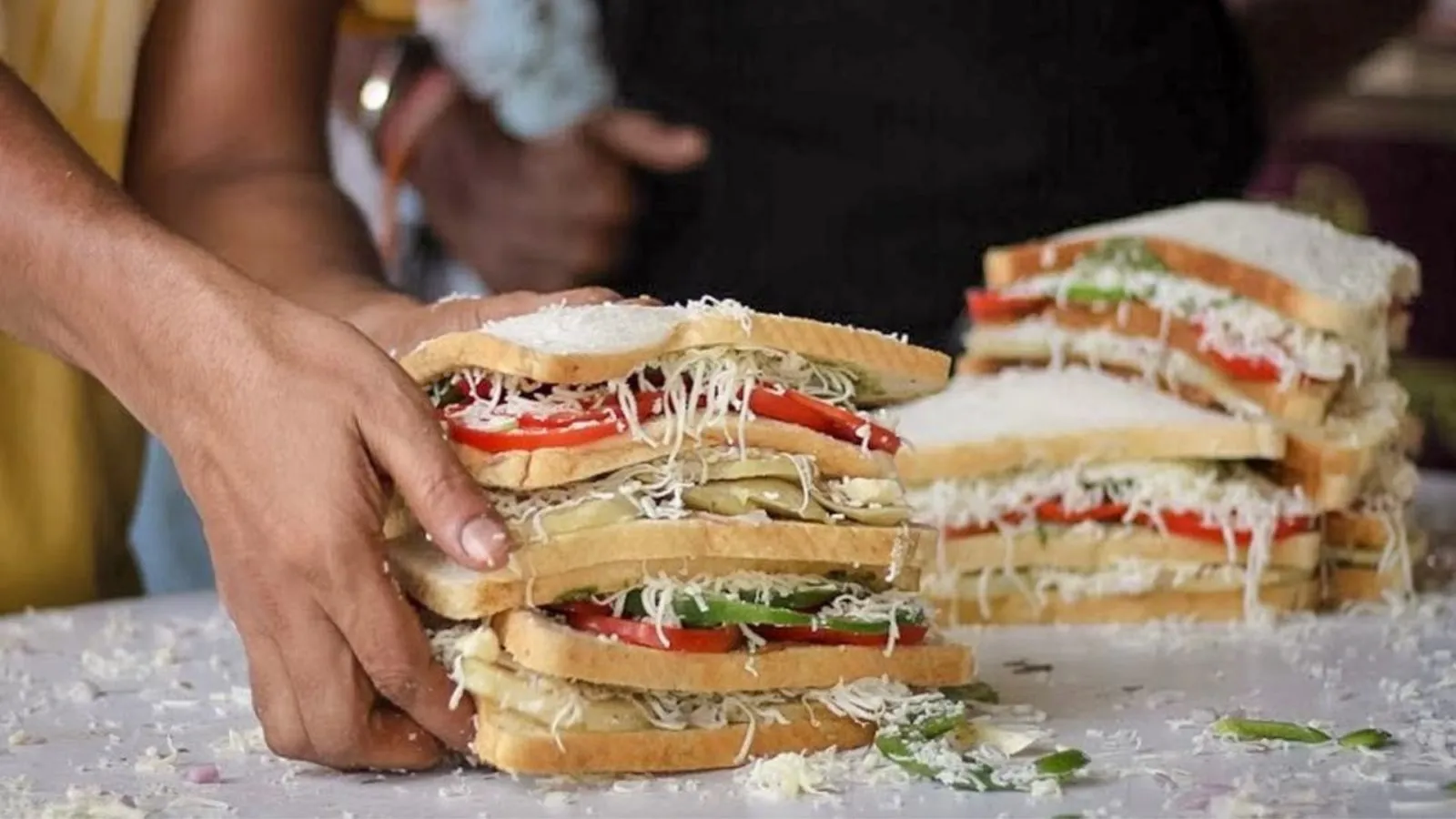 Indulge in the Ultimate Comfort: Special Cheese Burst Club Sandwich