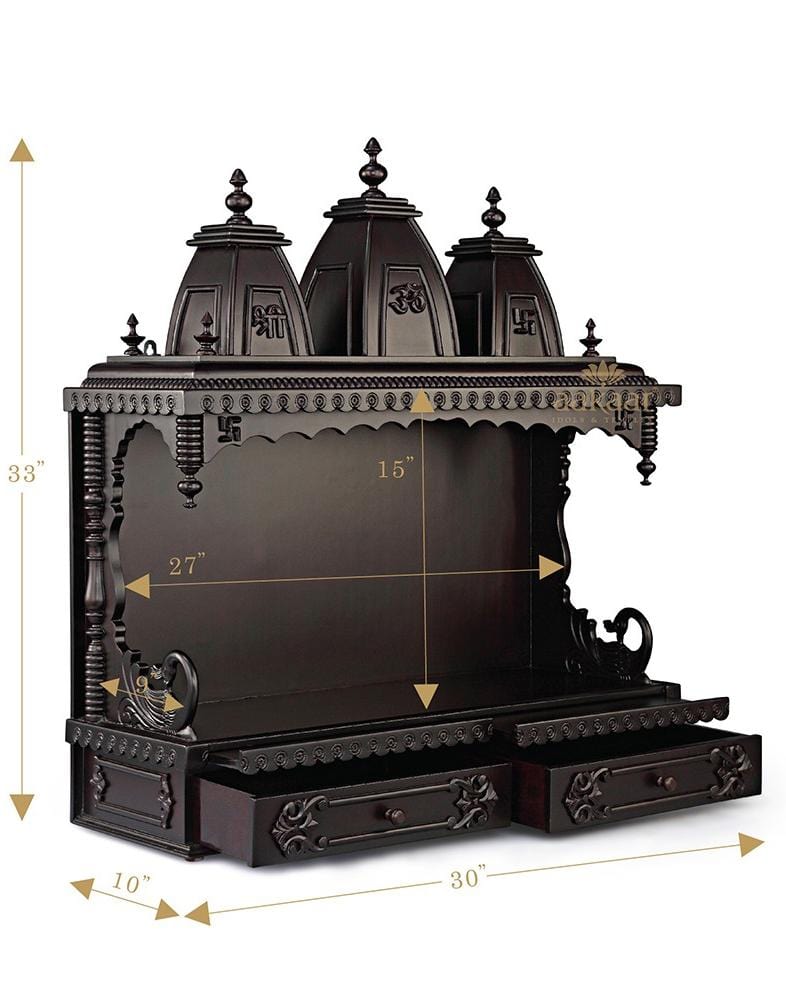 Transform Your Home with a Sacred Wooden Temple
