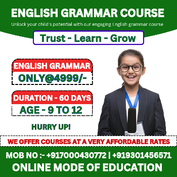 Empowering Young Minds: How English Grammar Courses Can Transform Your Child's Future