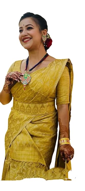 Embrace Tradition with Elegance: The Handloom Toss Cotton Sador Mekhela