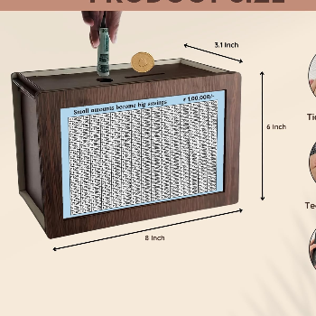 Empowering Future Savers: How a Wooden Money Saving Box Changed Aarav's Life