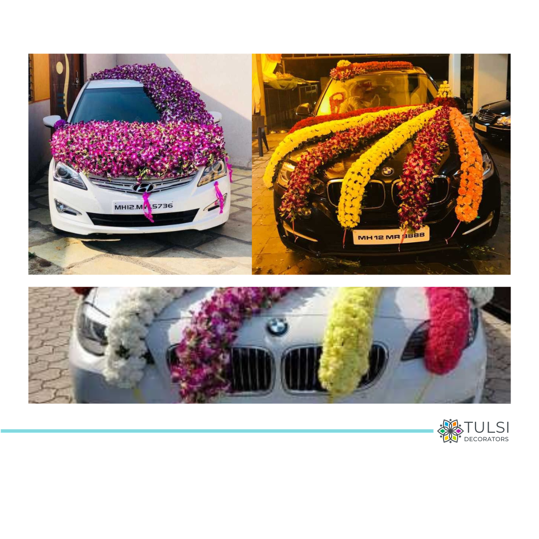 Transforming Journeys: How Tulsi Florist's Car Decor Service Revitalizes Wedding Memories