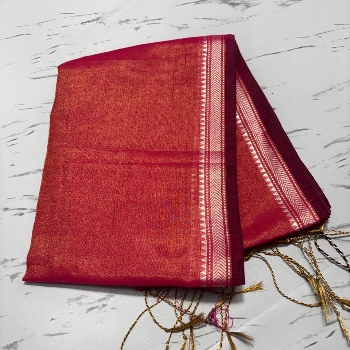 Embrace Elegance with the Raga Cotton Tissue Saree: A Story of Tradition and Modernity