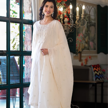 Embrace Elegance with the Perfect White Kurti Set