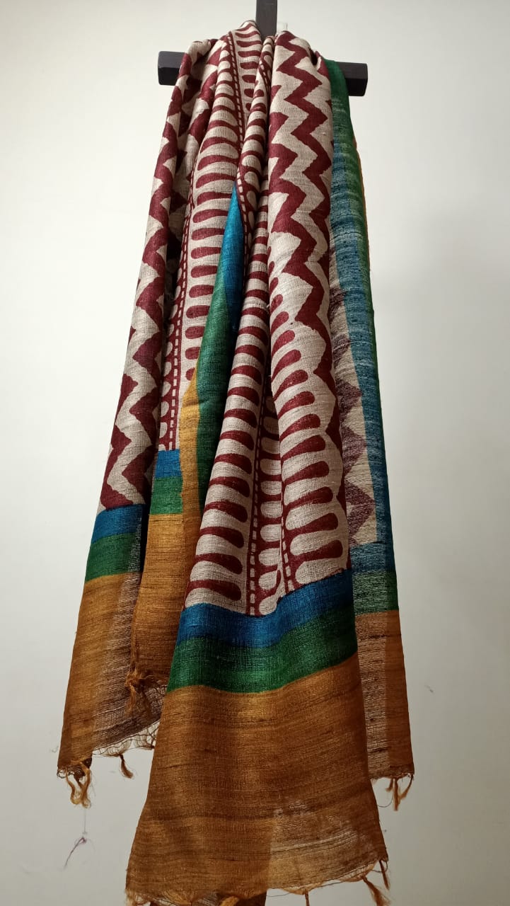 Block Printed Dupatta