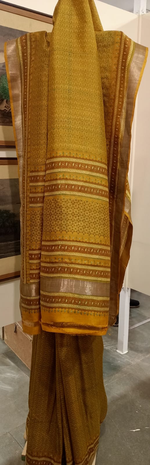 saudagiri block printed saree