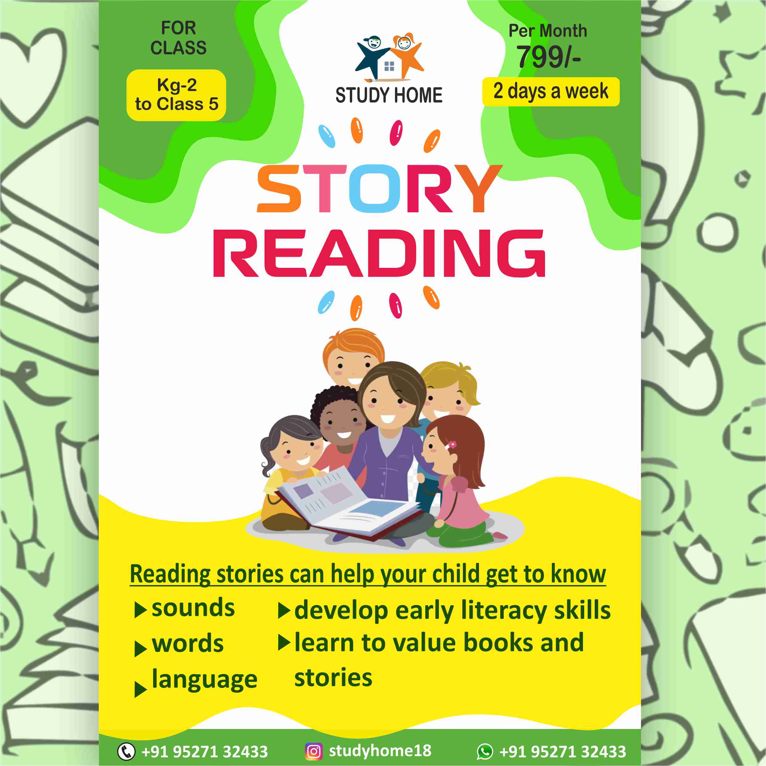 Unlocking Imagination: The Transformative Power of Story Reading for Children Study Home Classic Gagan Apt. Takli Sim. Nagpur, Maharashtra, India 440036