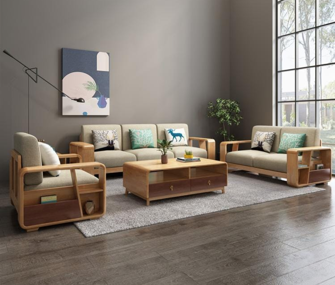 Transform Your Living Room: The Wooden Sofa Set Perfect for Indian Homes
