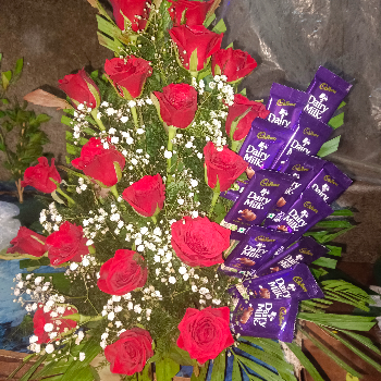 The Perfect Gift: How a Bouquet of Red Roses and Dairy Milk Chocolates Solved My Dilemma