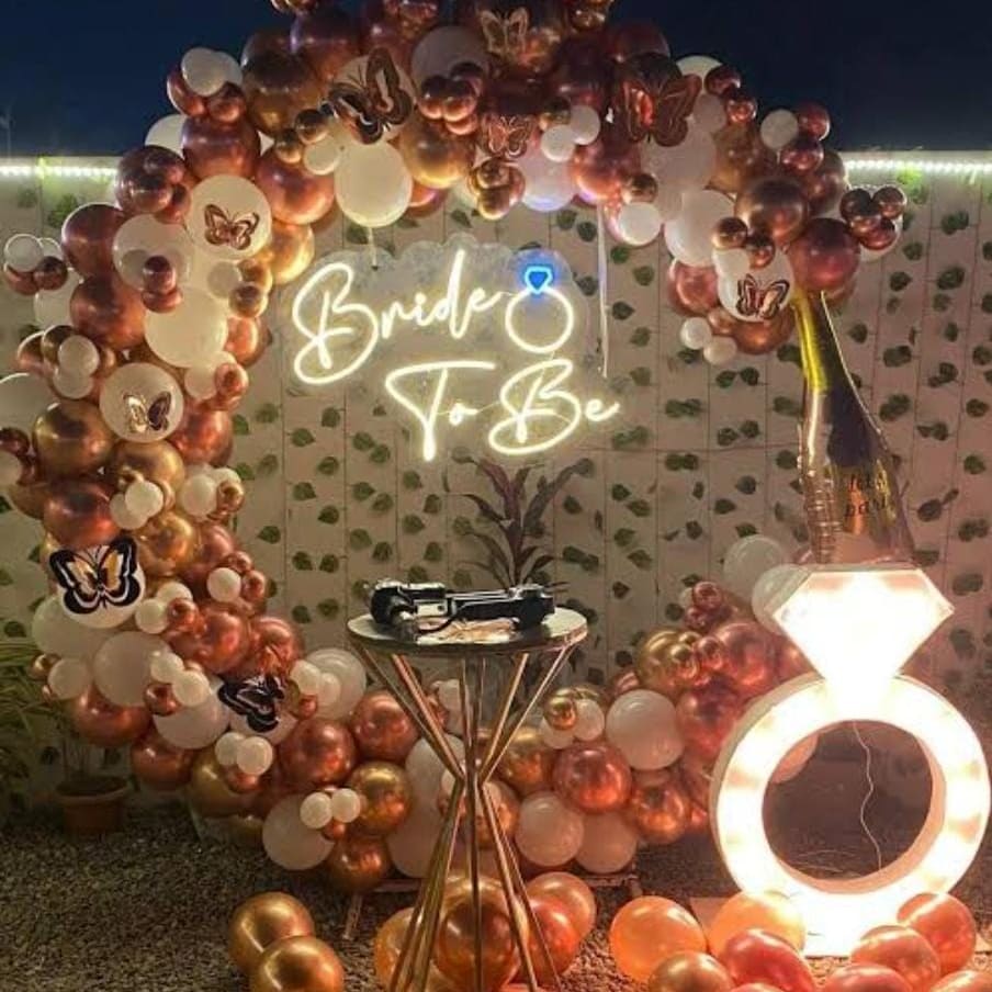 Transforming Dreams into Reality: The Perfect Bride-to-Be Balloon Decor