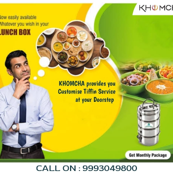 Transforming Mealtime for Busy Professionals with Khomcha's Customized Tiffin Service Khomcha Restaurant Khomcha Restaurant, 1146, Scheme No 114, Part-1, Nai Sadak , Indore, India, Madhya Pradesh