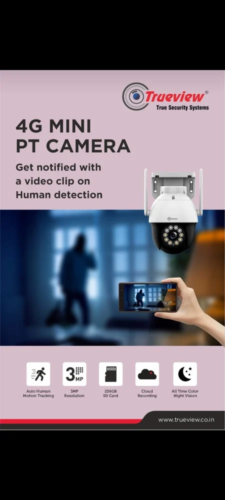 Transform Your Home Security with TrueView 4G Mini PT Camera