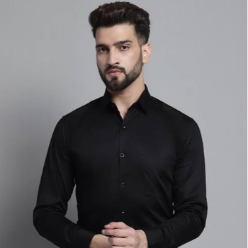 Elevate Your Professional Ensemble with the Perfect Black Formal Shirt