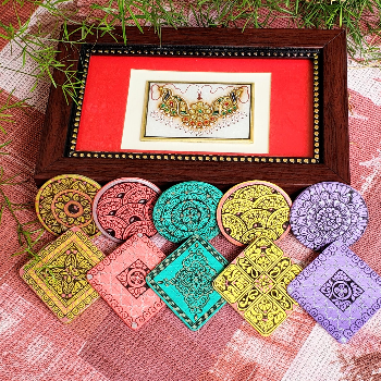 Transform Your Kitchen with Meditational Mandala Fridge Magnets Mindfullexpressions® New Delhi, Delhi, 110009, India