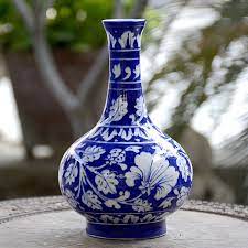 Embracing Tradition: How a Jaipur Blue Pottery Vase Transformed Meera's Living Space