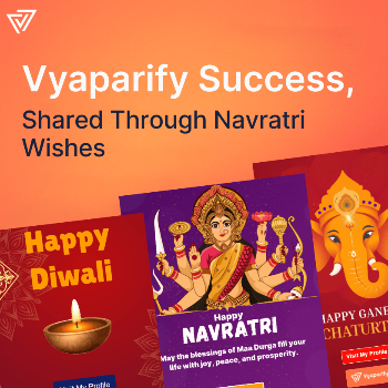 Navratri 2025: Merchants Reached Customers with Vyaparify E-Greetings