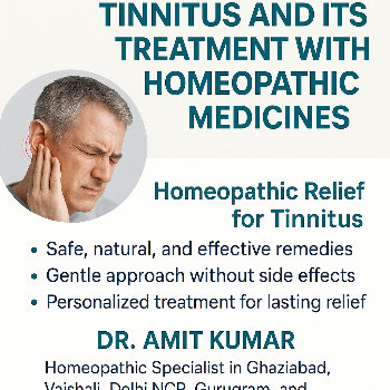 HOMEOPATHIC RELIEF FOR TINNITIS BY Dr. AMIT KUMAR