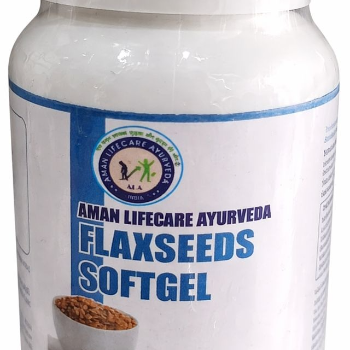 Flaxseeds Softgel Capsules – Natural Omega-3 Support | Arz Veda Ayurvedic & Unani Store | ARZ VEDA