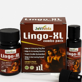 Lingo Xl Combo Pack 30 Capsules & 30 Ml Oil for Men in Govandi West, Mumbai | Arz Veda | ARZ VEDA