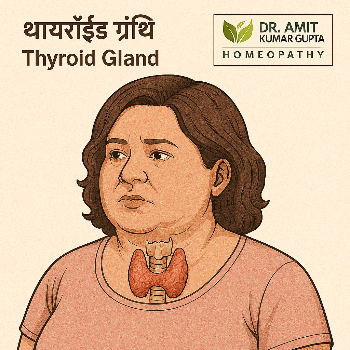 thyroid issues get treated from homeopathy by Dr. Amit Kumar