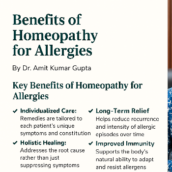 allergic diseases treatment in Ghaziabad Dr. Amit Kumar, a recognized homeopathy