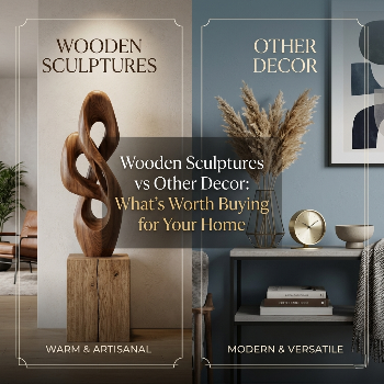 Wooden Sculptures vs Other Decor: What's Worth Buying for Your Home | COLORS OF SUCCESS - Handicraft Store